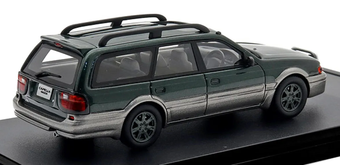[予約] ハイストリー 1/43 マツダ カペラ ワゴン FX 1994 マリナグリーンマイカ／サイレントシルバーメタリック　HS506GR