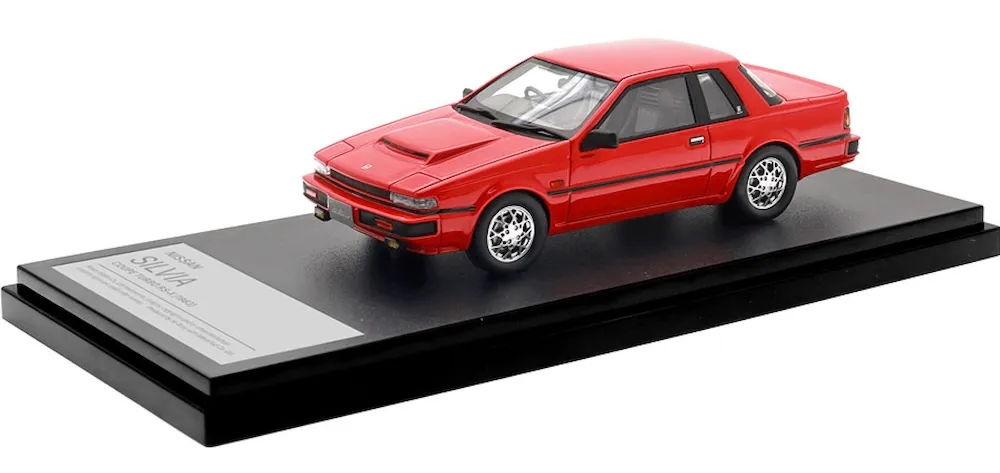 [予約] ハイストーリー 1/43 ニッサン シルビア クーペ ターボ RS-X (1983) レッド　HS534RE