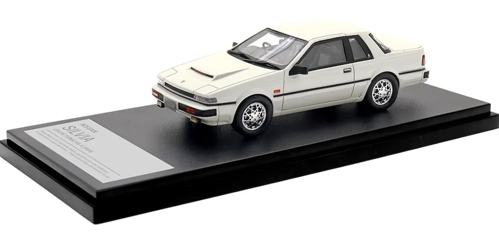 [予約] ハイストーリー 1/43 ニッサン シルビア クーペ ターボ RS-X (1983) ホワイト　HS534WH