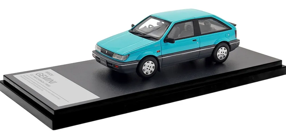 [予約] ハイストーリー 1/43 いすゞ ジェミニ CC ハッチバック (1989) セイシェルブルー　HS539BL