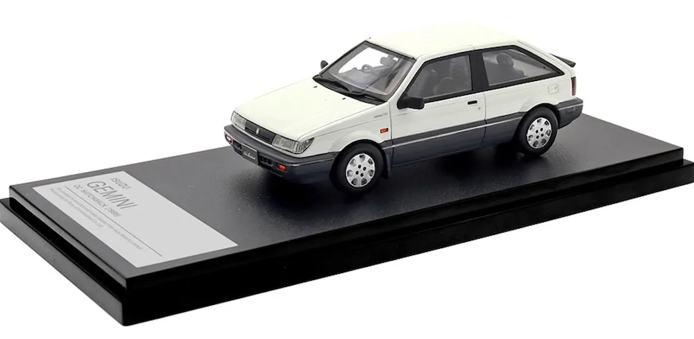 [予約] ハイストーリー 1/43 いすゞ ジェミニ CC ハッチバック (1989) ピュアホワイト　HS539WH