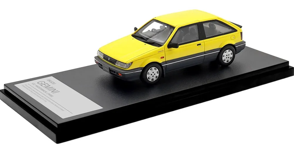 [予約] ハイストーリー 1/43 いすゞ ジェミニ CC ハッチバック (1989) フラッシュイエロー　HS539YE