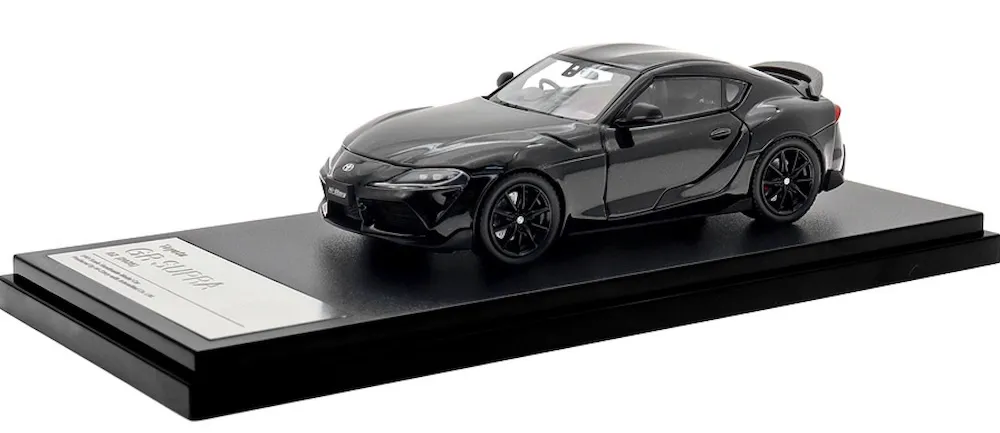 [予約] ハイストーリー 1/43 トヨタ GR スープラ RZ 2025 ブラックメタリック　HS575BK