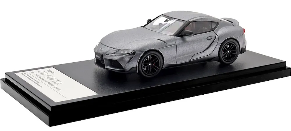 [予約] ハイストーリー 1/43 トヨタ GRスープラ RZ「35周年記念エディション」2021 マットストームグレーメタリック　HS577