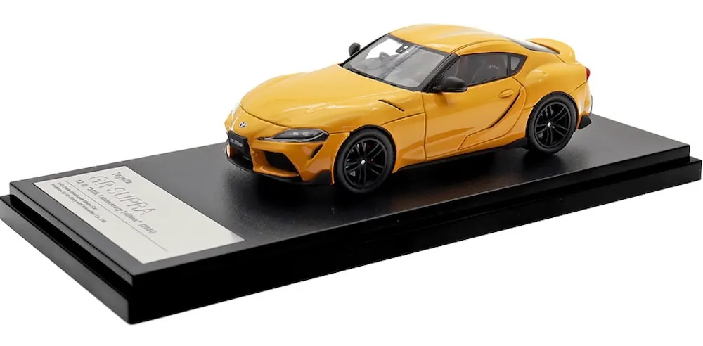 [予約] ハイストーリー 1/43 トヨタ GRスープラ SZ-R「35周年記念エディション」2021 ライトニングイエロー　HS578