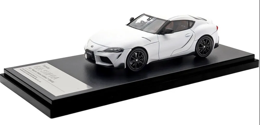 [予約] ハイストーリー 1/43 トヨタ GR スープラ RZ 「マットホワイトエディション」2022 マットアバランチホワイトメタリック　HS579