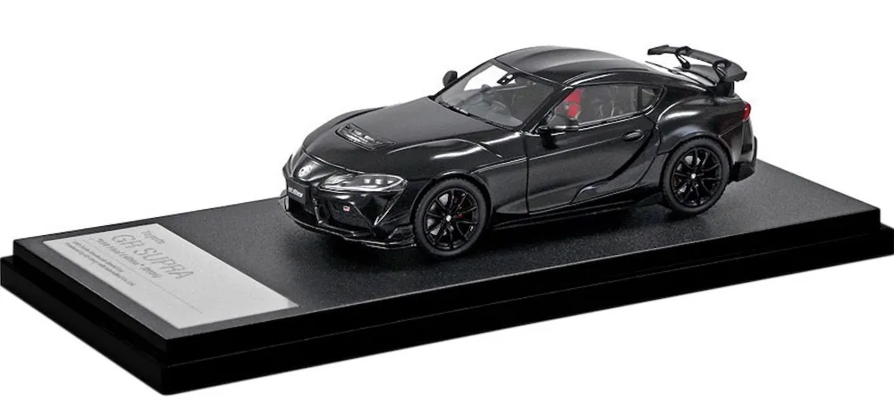 [予約] ハイストーリー 1/43 トヨタ GR スープラ「A90 ファイナルエディション」2025 マットステルスブラック　HS581