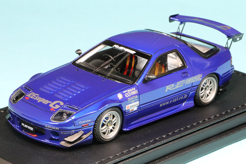 イグニッションモデル 1/43 マツダ RX-7 FC3S RE雨宮 ブルー　IG2139