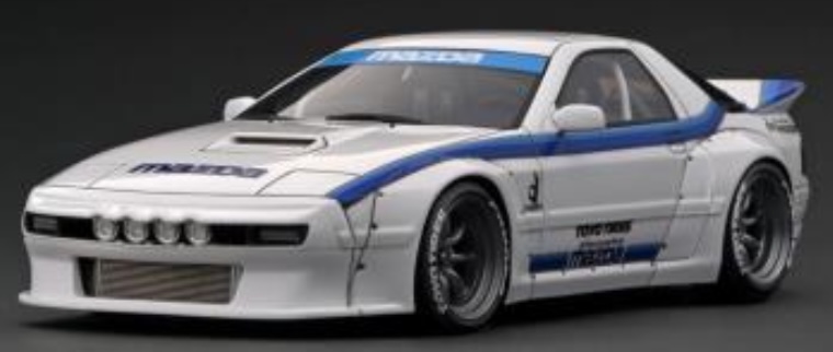 イグニッションモデル 1/18 パンデム FC3S RX-7 イグニッションモデル】 1/18 パンデム RX-7 (FC3S) White