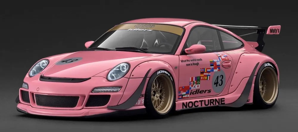 予約] イグニッションモデル 1/18 ポルシェ RWB 997 ピンク IG3959