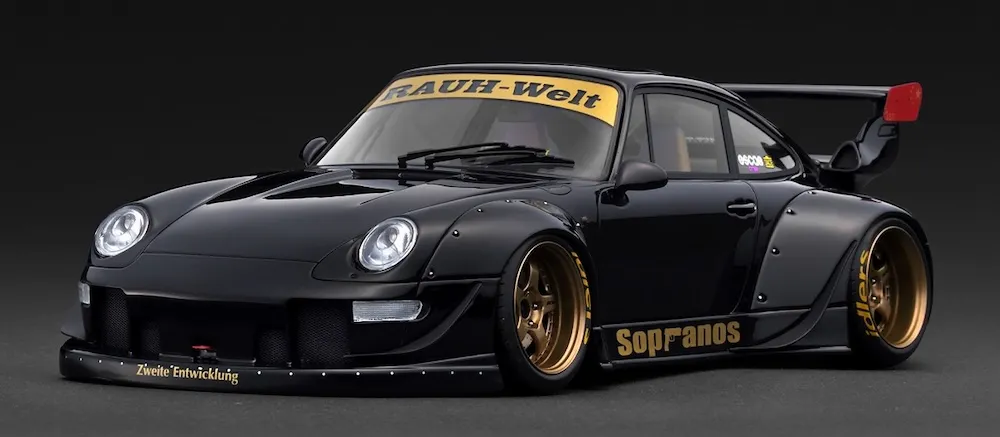 予約] イグニッションモデル 1/18 ポルシェ RWB 993 ブラック IG4037