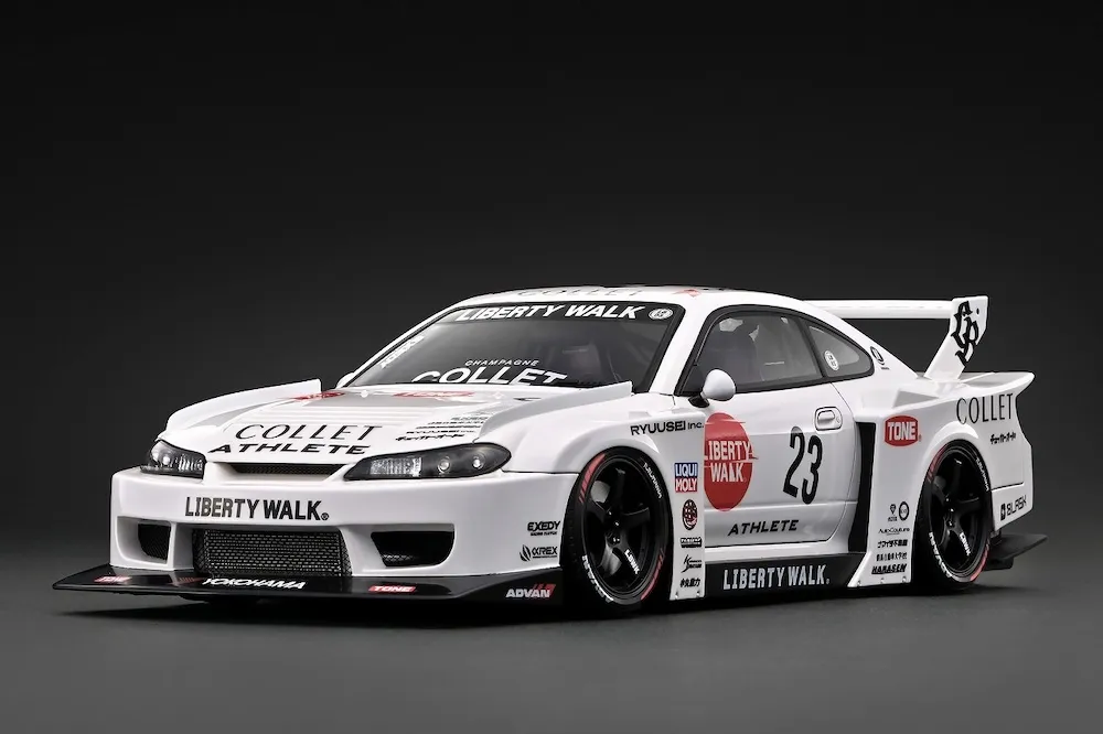 [予約] イグニッション 1/18 LB-スーパーシルエット ニッサン S15 シルビア ホワイト　IG4137