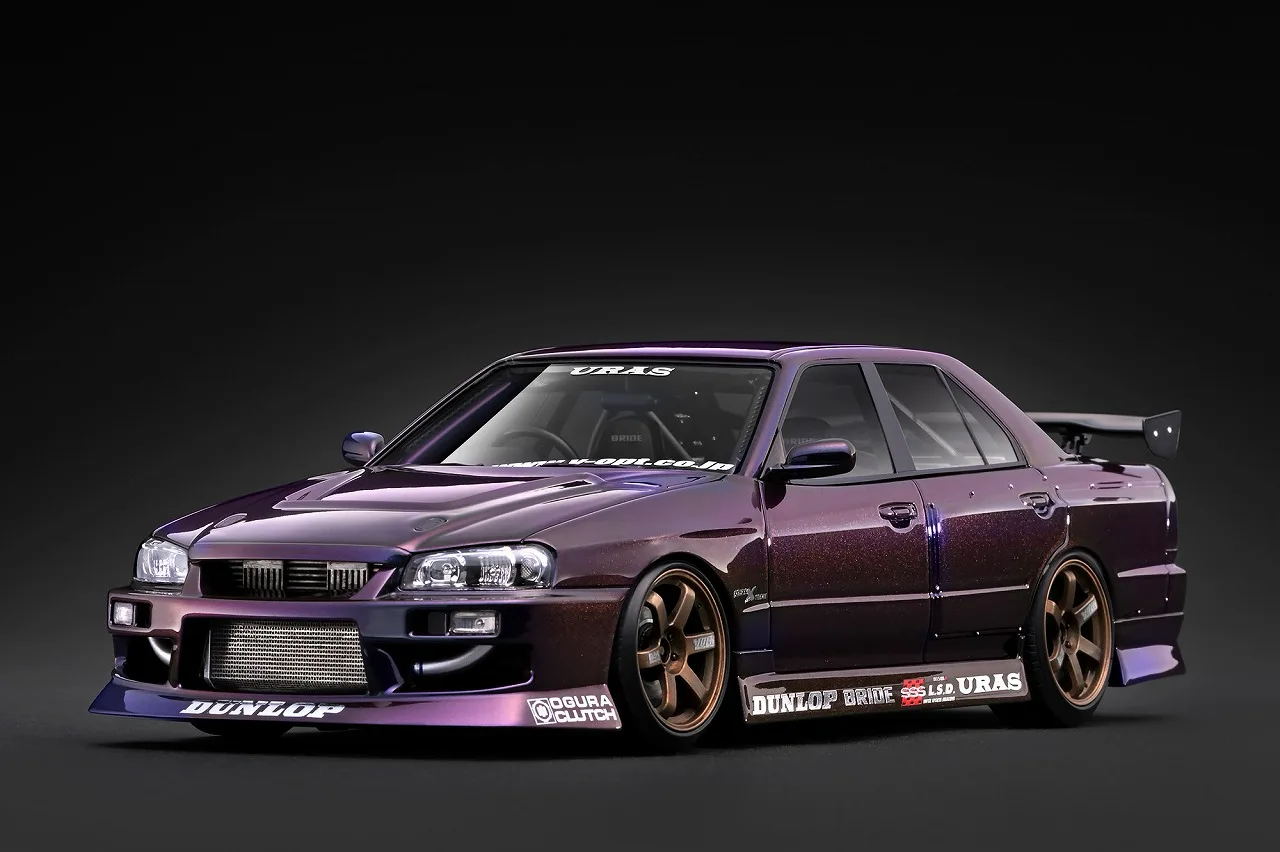 [予約] イグニッションモデル 1/18 URAS スカイライン ER34 パープルメタリック　IG4200