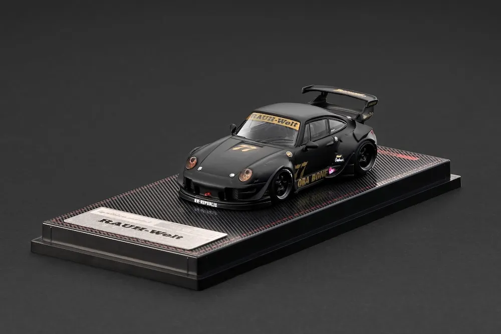 [予約] イグニッションモデル 1/64 RWB ポルシェ 911 993 マットブラック　IG4212