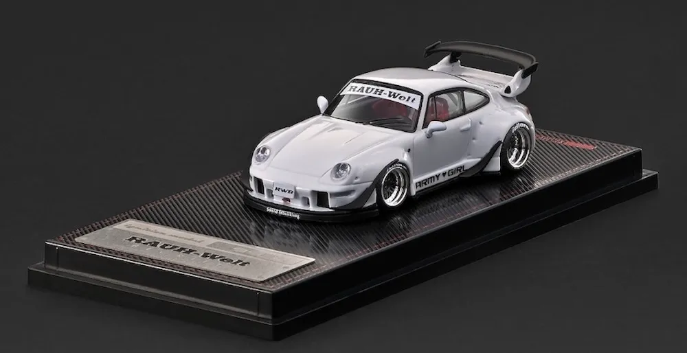 IGモデル ポルシェ ミニカー 1/64 予約] イグニッション 1/64 ポルシェ RWB 993 ホワイトメタリック