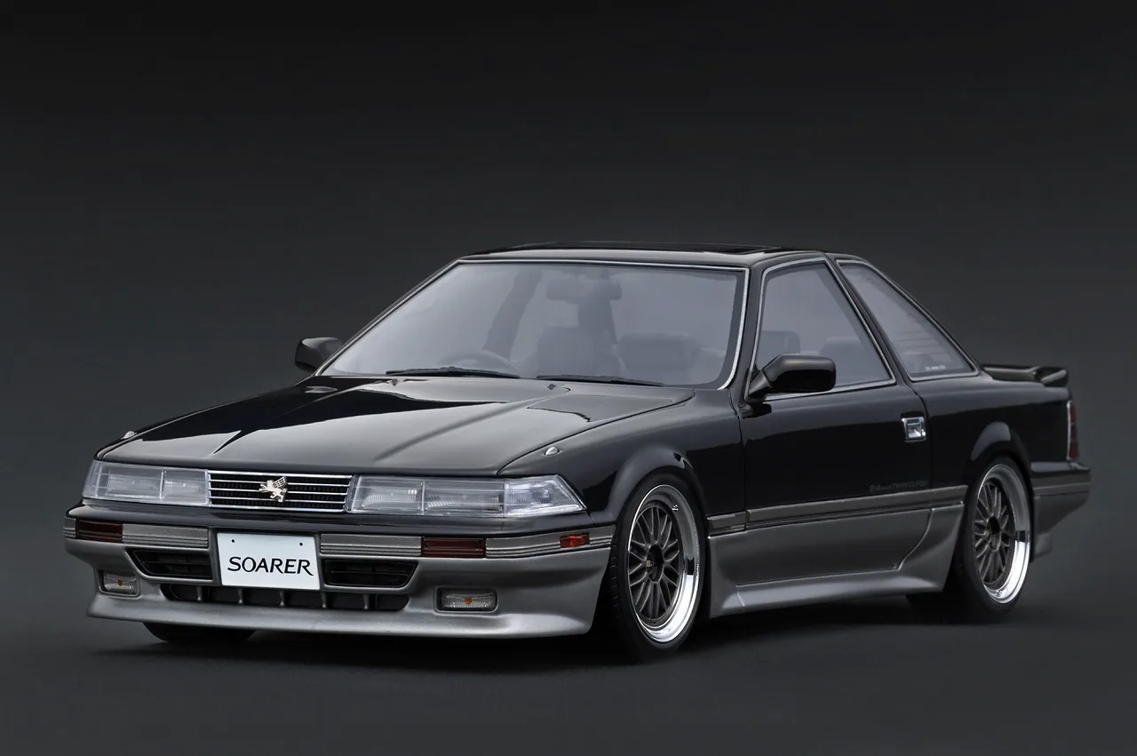 [予約] イグニッションモデル 1/18 トヨタ ソアラ (Z20) 2.0GT-ツインターボL ブラック/シルバー　IG4327
