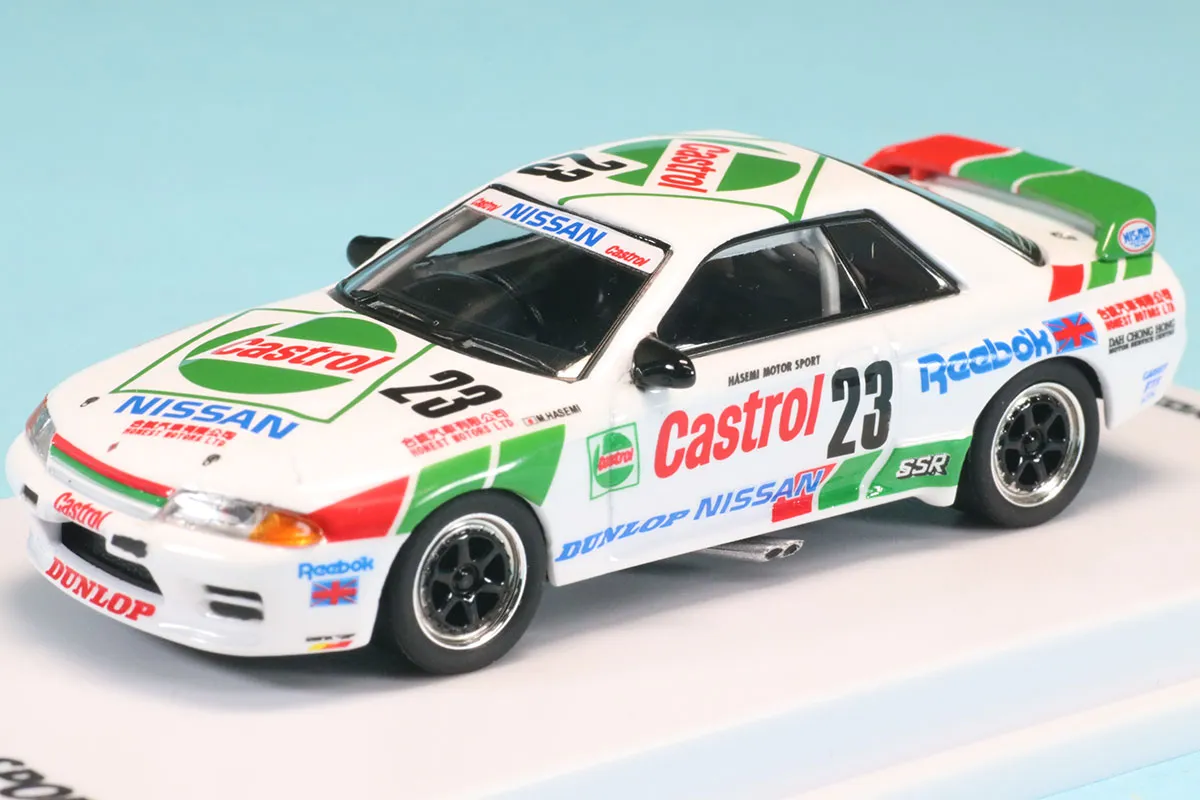 京商 1/64 [MOTN] カストロール スカイライン GT-R(R32) Gr.A 1990 No.23 LED搭載　K07012LC