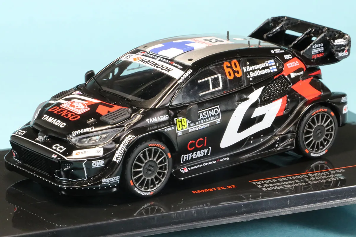 イクソ 1/43 トヨタ GR ヤリス ラリー1 モンテカルロ 2025 No.69 K