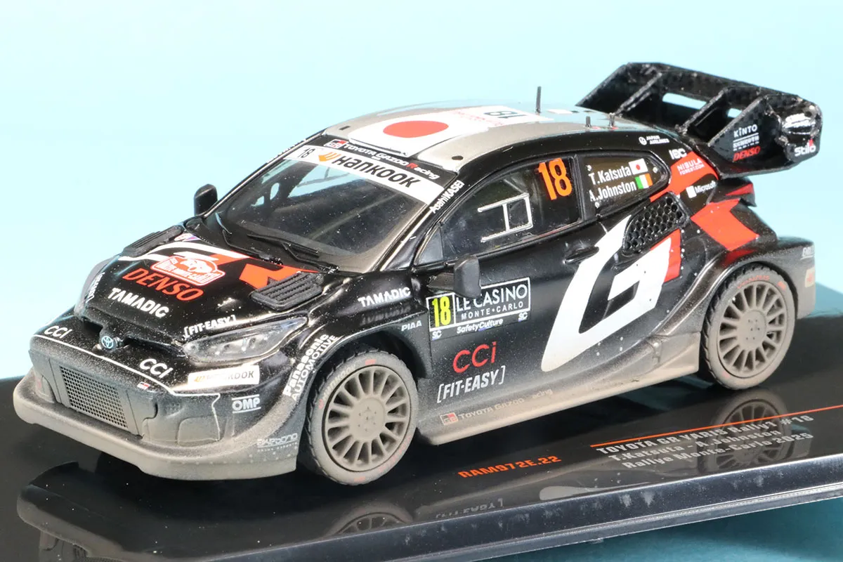 イクソ 1/43 トヨタ GR ヤリス ラリー1 モンテカルロ 2025 No.18 勝田