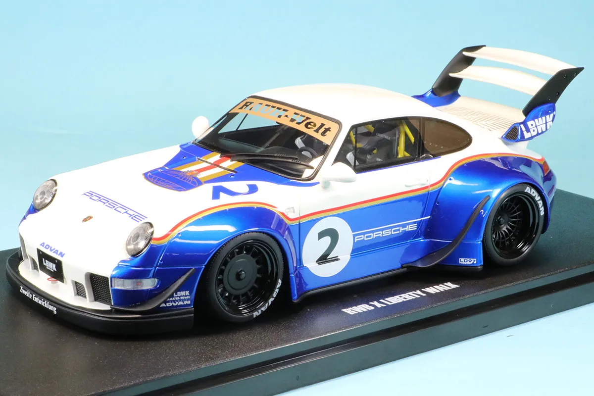 GT-SPIRIT 1/18 RWB x LIBERTY WORK 2023 ホワイト/ブルー