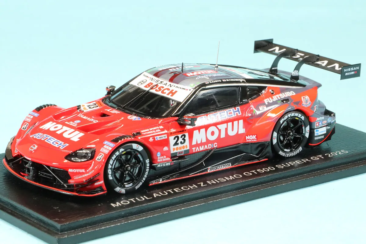 スパーク 1/43 モチュール オーテックZ スーパーGT 2025 GT500 No.23 千代勝正 / 高星明誠　43SGT25023
