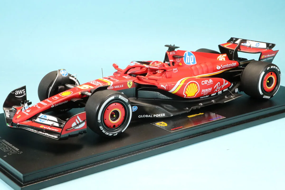スパーク/ルックスマート 1/18 フェラーリ SF-24 オースティンGP 2024 C.ルクレール ウィナー　LS18F1067