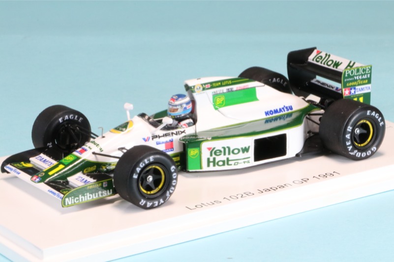 ロム特注スパーク 1/43 ロータス 102B 日本GP 1991 M.ハッキネン 限定400台 ROMU035