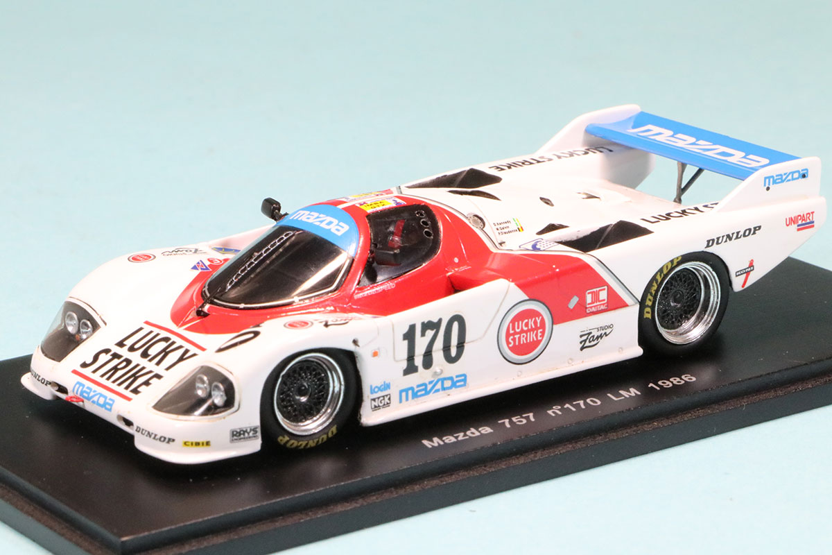 スパーク 1/43 マツダ 757 ルマン 1986 No.170 デカール加工品 S0640