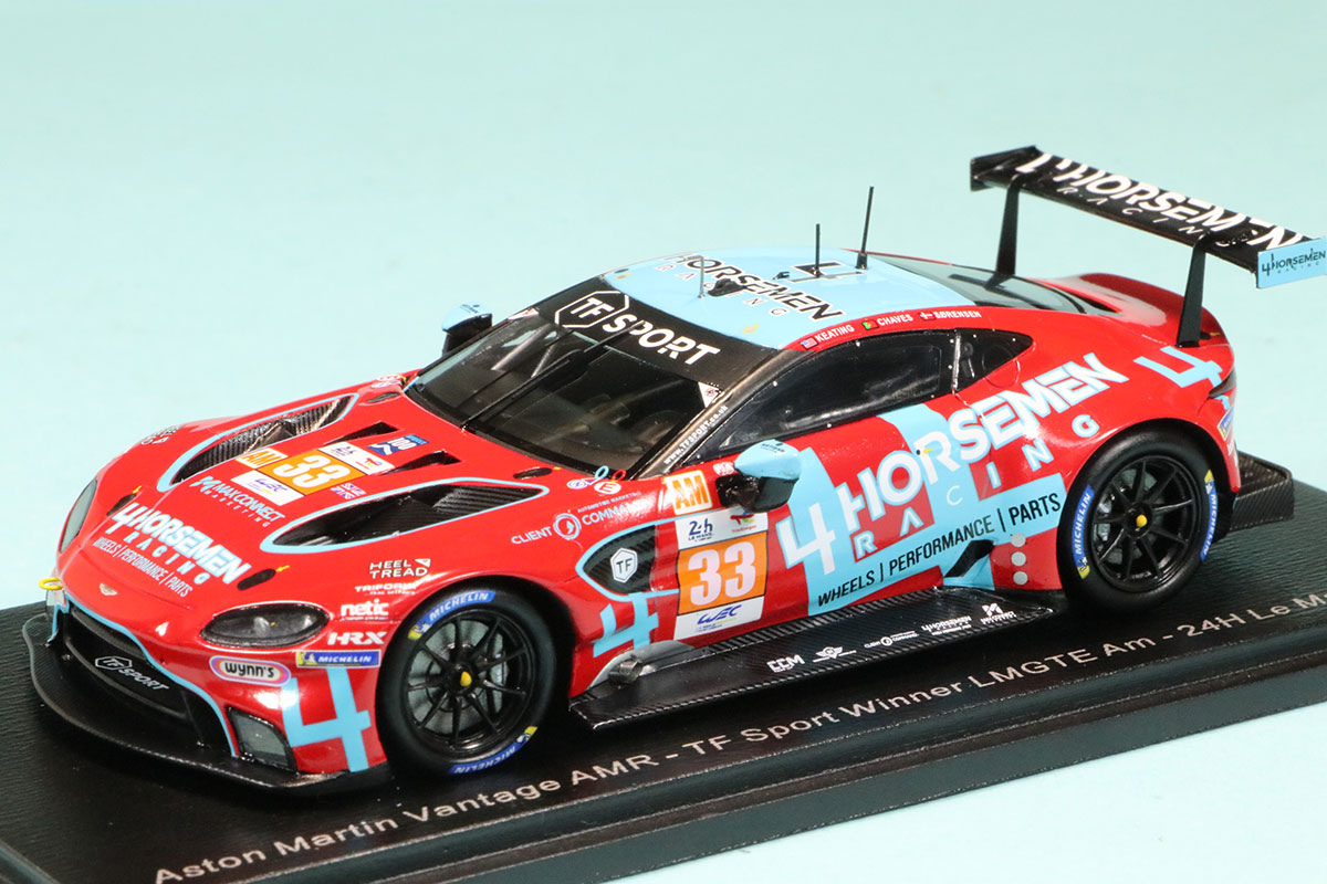 スパーク 1/43 アストン マーチン バンデッド AMR TF Sport ルマン 24h 2022 LMGTE Amクラス Winner B.Keating/H.Chaves/M.Sorensen No.33　S8647