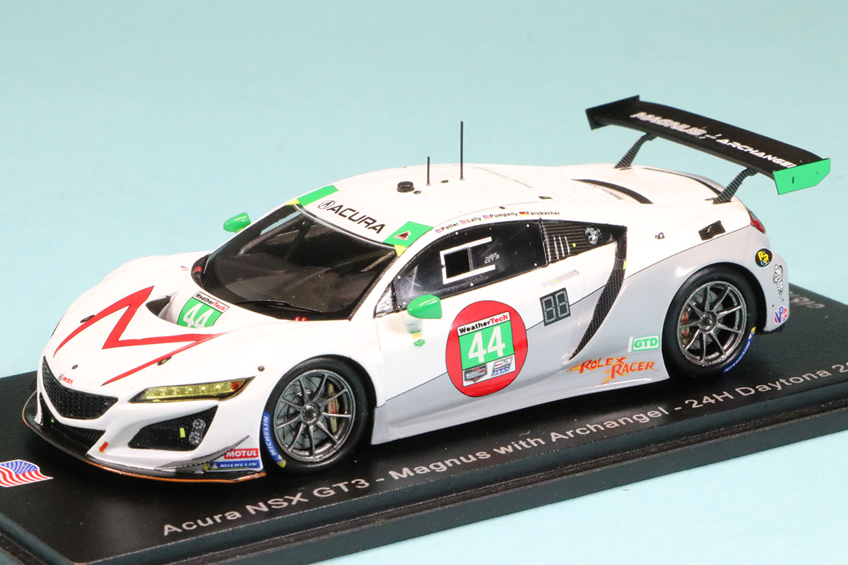 スパーク 1/43 アキュラ NSX GT3 デイトナ 24h 2021 No.44　US286