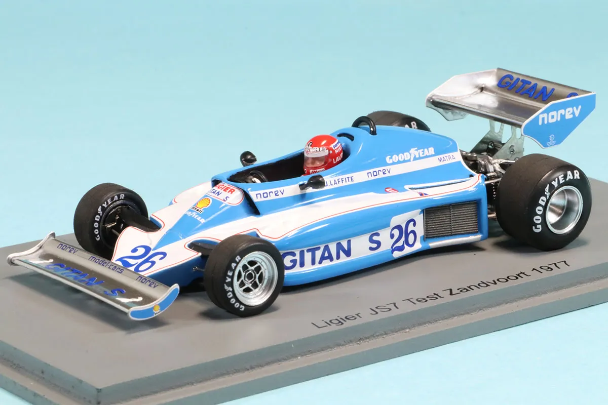 スパーク 1/43 リジェ JS7 オランダ ザンドボールト テスト 1977 N