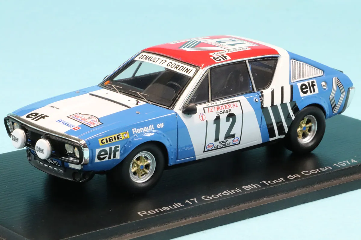 スパーク 1/43 ルノー 17 ツールドコルス ラリー 1974 No.12　S6190