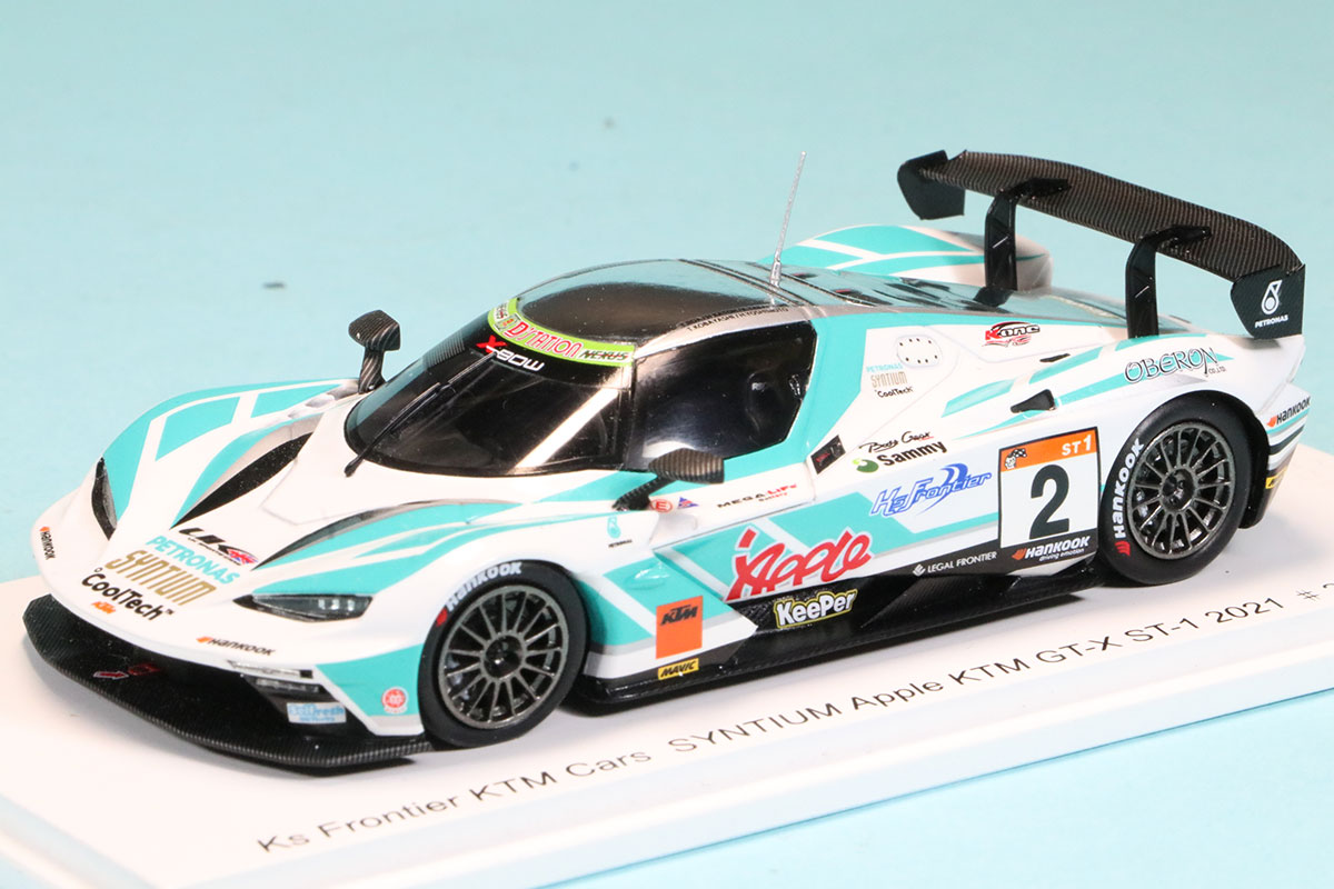 ブーストギア特注スパーク 1/43 Ks Frontier KTM Cars SYNTIUM Apple KTM GT-X S耐 ST-1 2021 No.2 ウィナー オートポリス限定 UK SPORTS オートポリス仕様デカール加工品　200台限定　BG003S