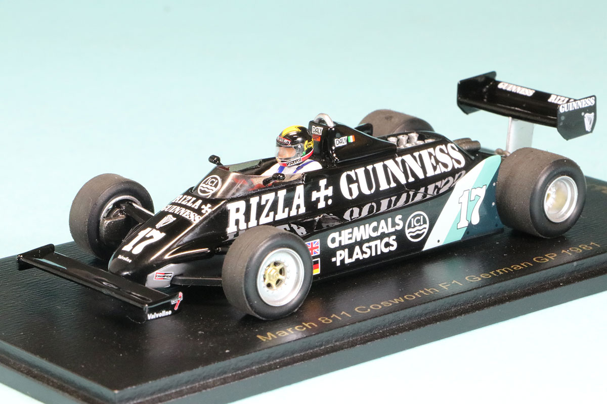 レースランド特注スパーク 1/43 マーチ 811 コスワース ドイツ GP 1981 D.デイリー　RS1739