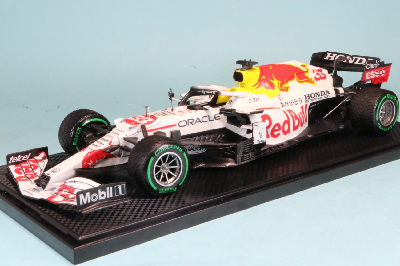 個人製作完成品 委託販売品 1/20 レッドブル RB16B トルコGP  2021 "ありがとう" スペシャルカラー M.フェルスタッペン 2nd RFWMK2002_MS