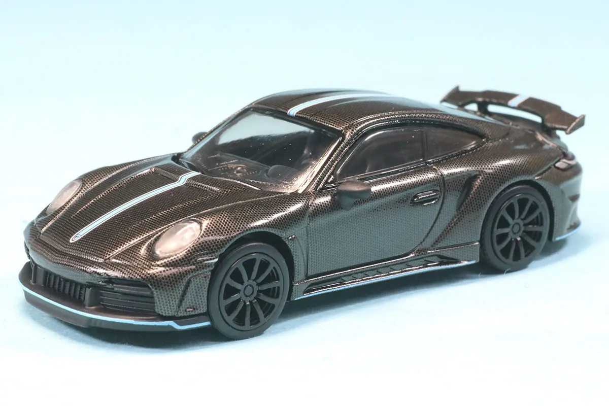 メイクアップビジョンの1／43ポルシエ911Ｒホワイト／ブラックストライプ メイクアップビジョンの1／43ポルシエ911Rホワイト／ブラック
