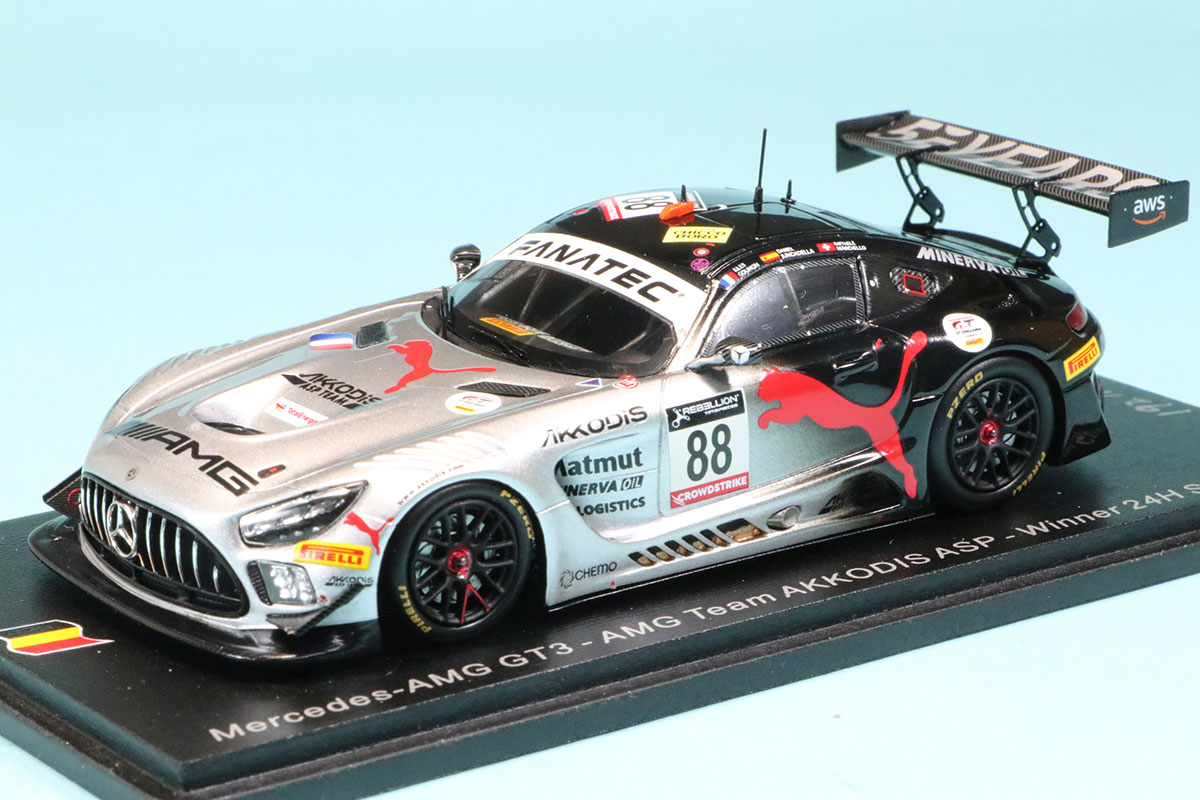 スパーク 1/43 メルセデス AMG GT3 スパ 24h 2022 Winner No.88