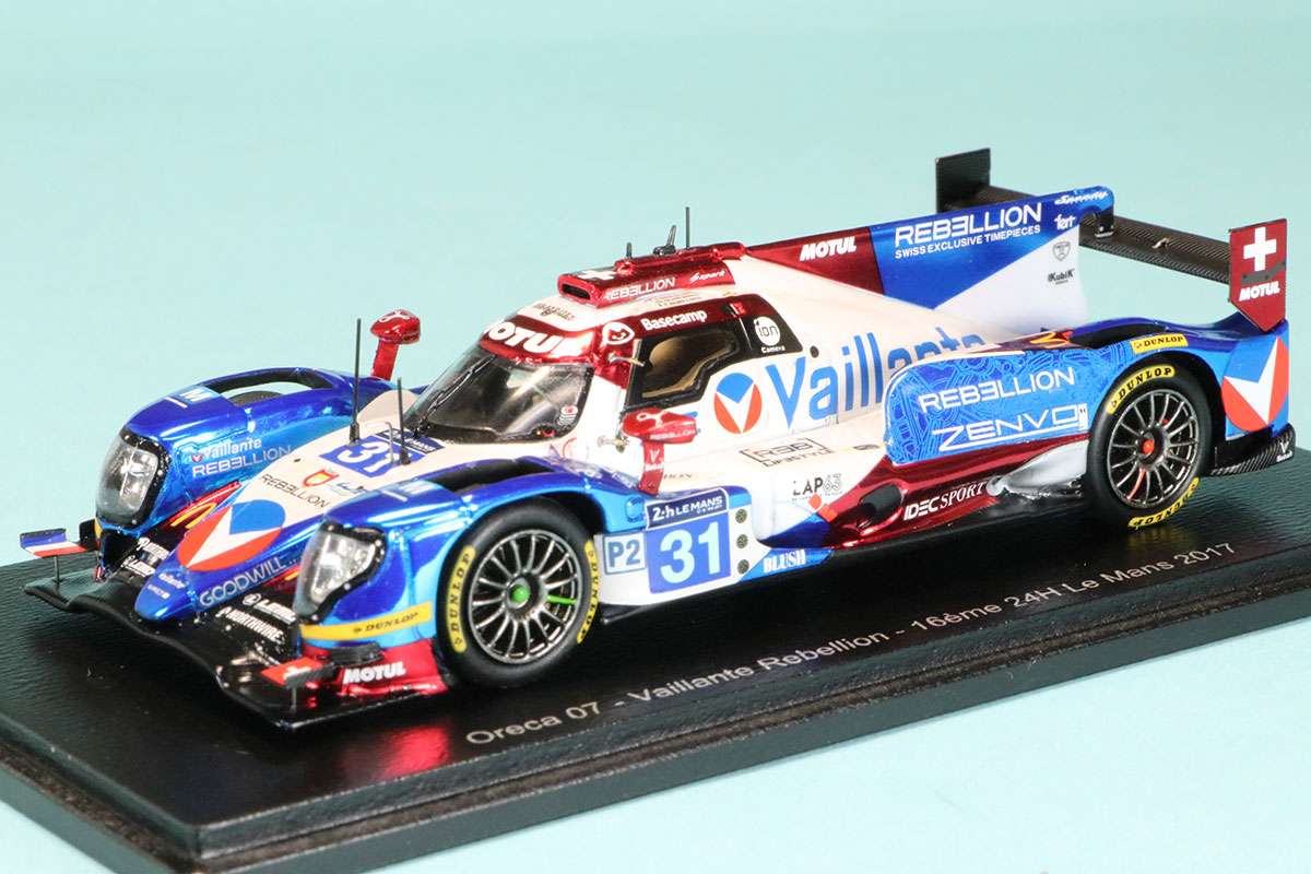 スパーク 1/43 オレカ 07 ギブソン Vaillante Rebellion ルマン 2017 No.31 MV10