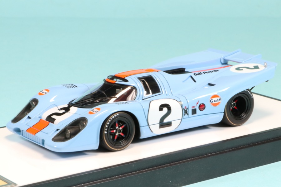 アイドロン/ヴィジョン 1/43 ポルシェ 917K “ガルフレーシング・ジョン ワイヤ オートモーティブ” デイトナ 24h 1971 No.2 ウィナー (限定180台、国内販売90台)　VM211A