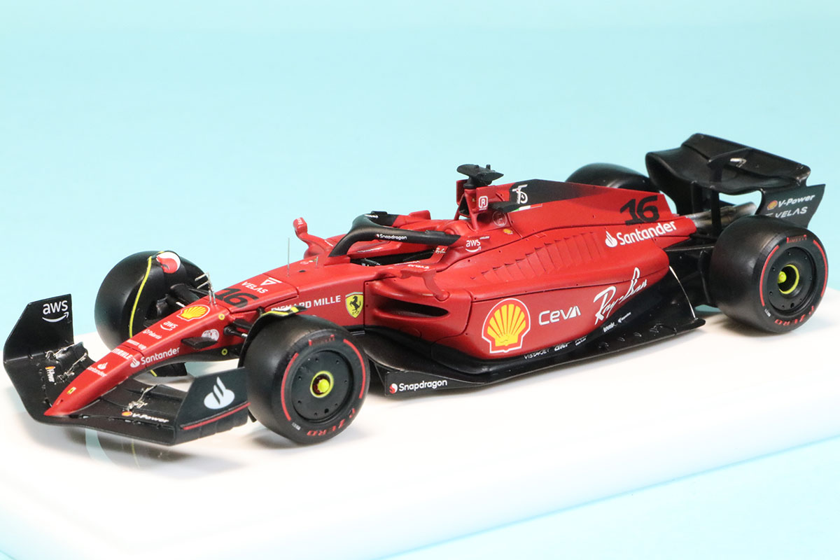 個人製作完成品 委託販売品 1/43 フェラーリ F1-75 バーレーンGP 2022 C.ルクレール ウィナー　　RFF175R01CL_YS