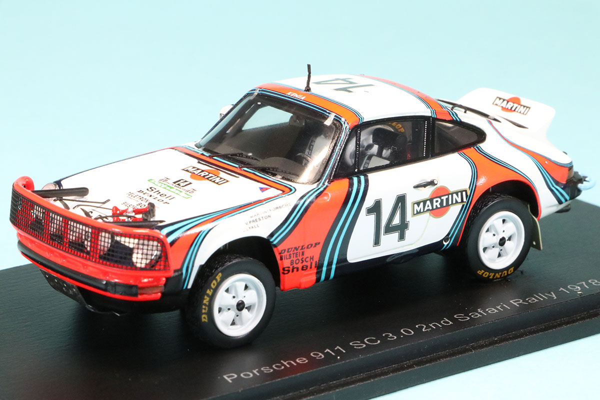 スパーク 1/43 ポルシェ 911SC 3.0 1978 サファリ ラリー 4位 #5