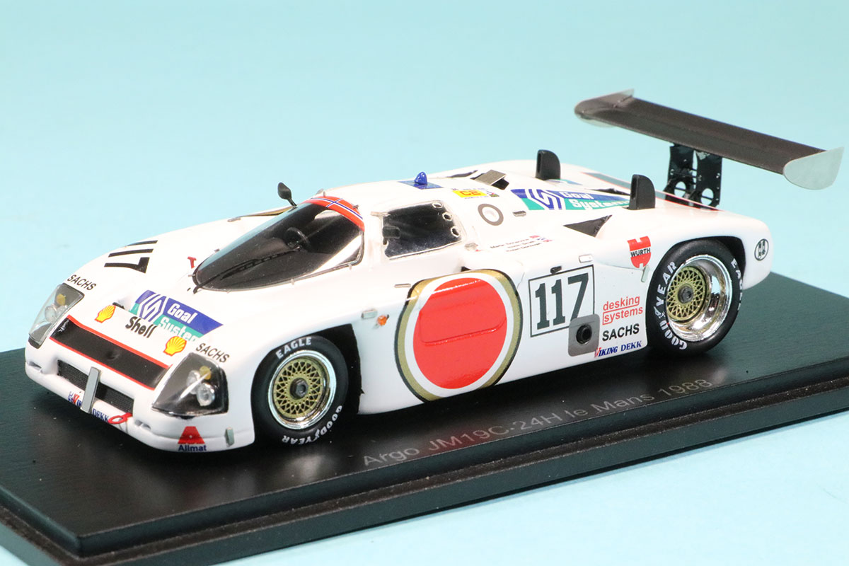スパーク 1/43 アルゴ JM19C ルマン 24h 1988 No.117　S7316
