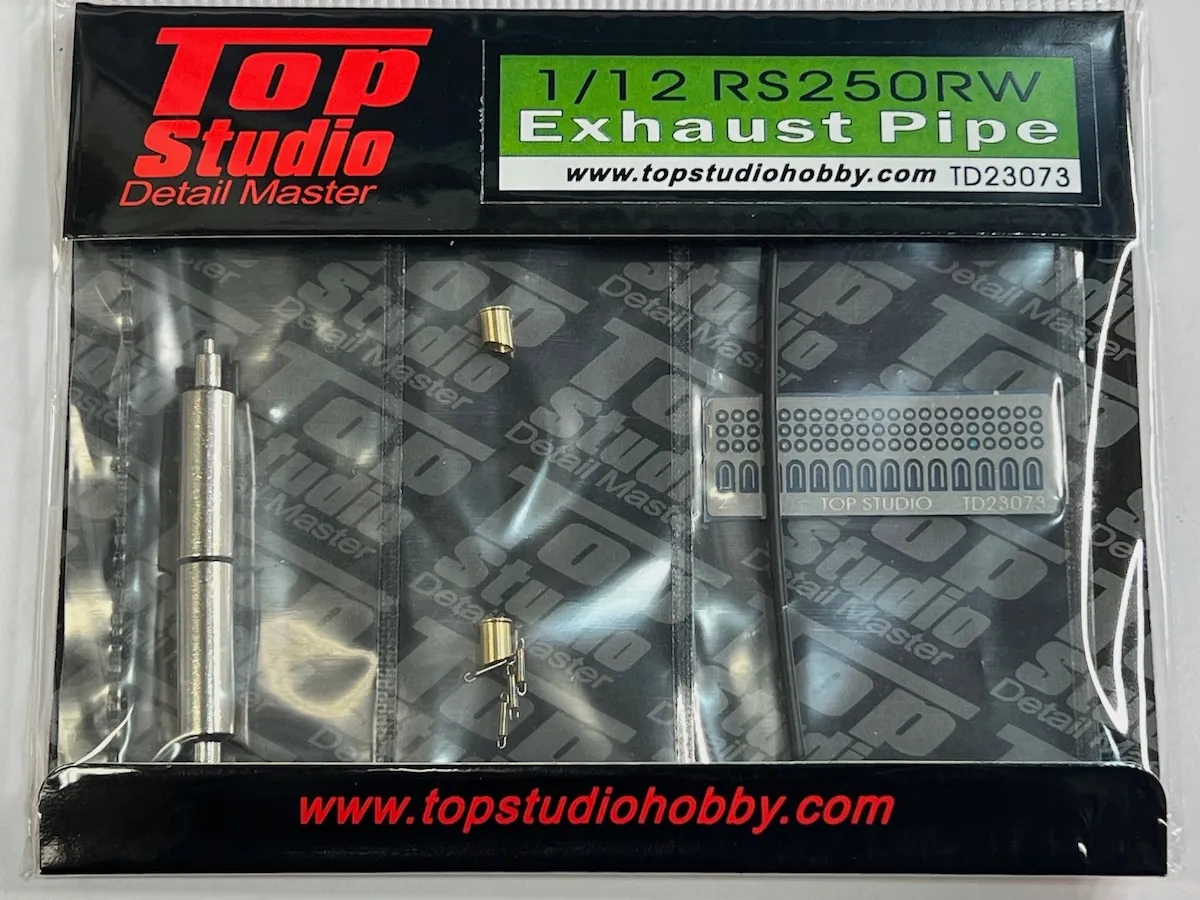 トップスタジオ 1/12 ホンダ RS250 RW エグゾーストパイプ パーツセット　TD23073