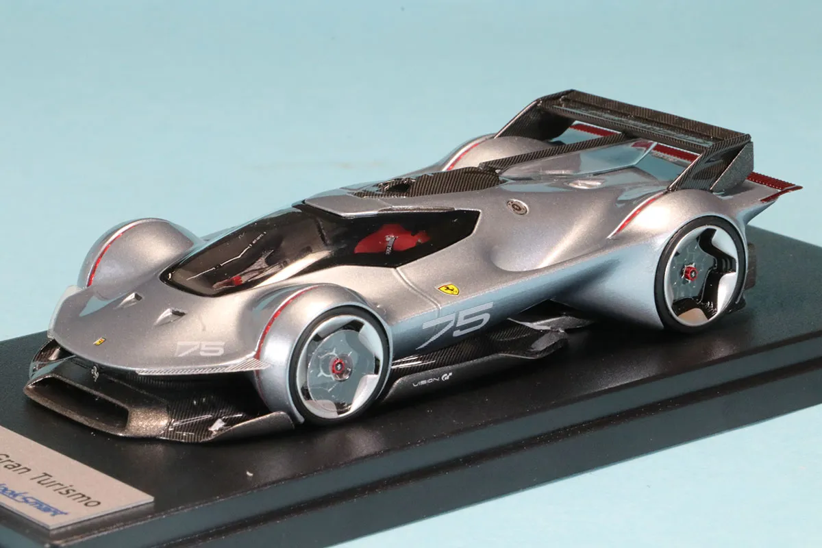 ルックスマート 1/43 フェラーリ　ミニカー ルックスマート 1/43 フェラーリ 296 GTS ネロデイトナ/イエロー