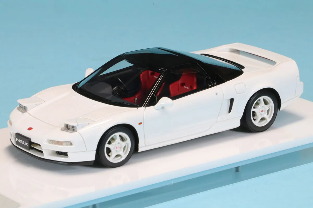 アイドロン 1/43 ホンダ NSX-R (NA1) 1992 ヘッドランプオープン グランプリホワイト　EM666F