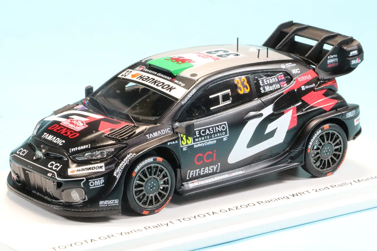 スパーク 1/43 トヨタ GR ヤリス ラリー1 モンテカルロラリー 2025 No