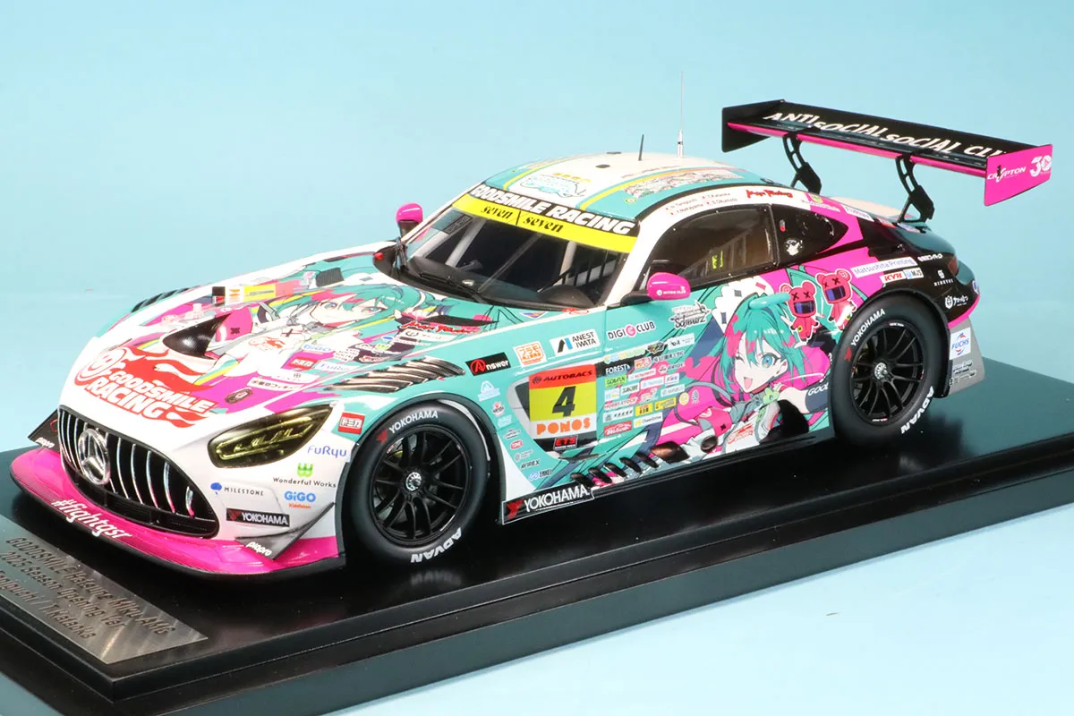 【限定・希少】Mercedes-AMG GT3(1/18) GSR特注スパーク 1/18 メルセデス AMG GT3 Evo GSR 初音ミク スーパー