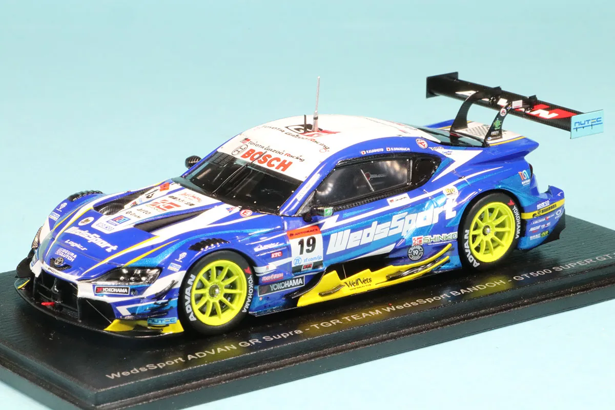 スパーク 1/43 ウェッズスポーツ アドバン トヨタ GR スープラ
