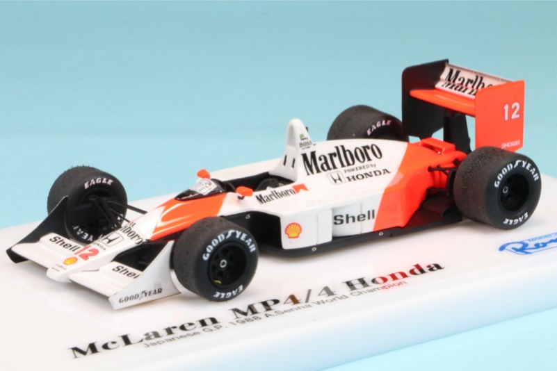 ロムファクトリー 1/43 マクラーレン MP4/4 ホンダ 日本GP A.セナ ワールドチャンピオン　RFTMK364_KC