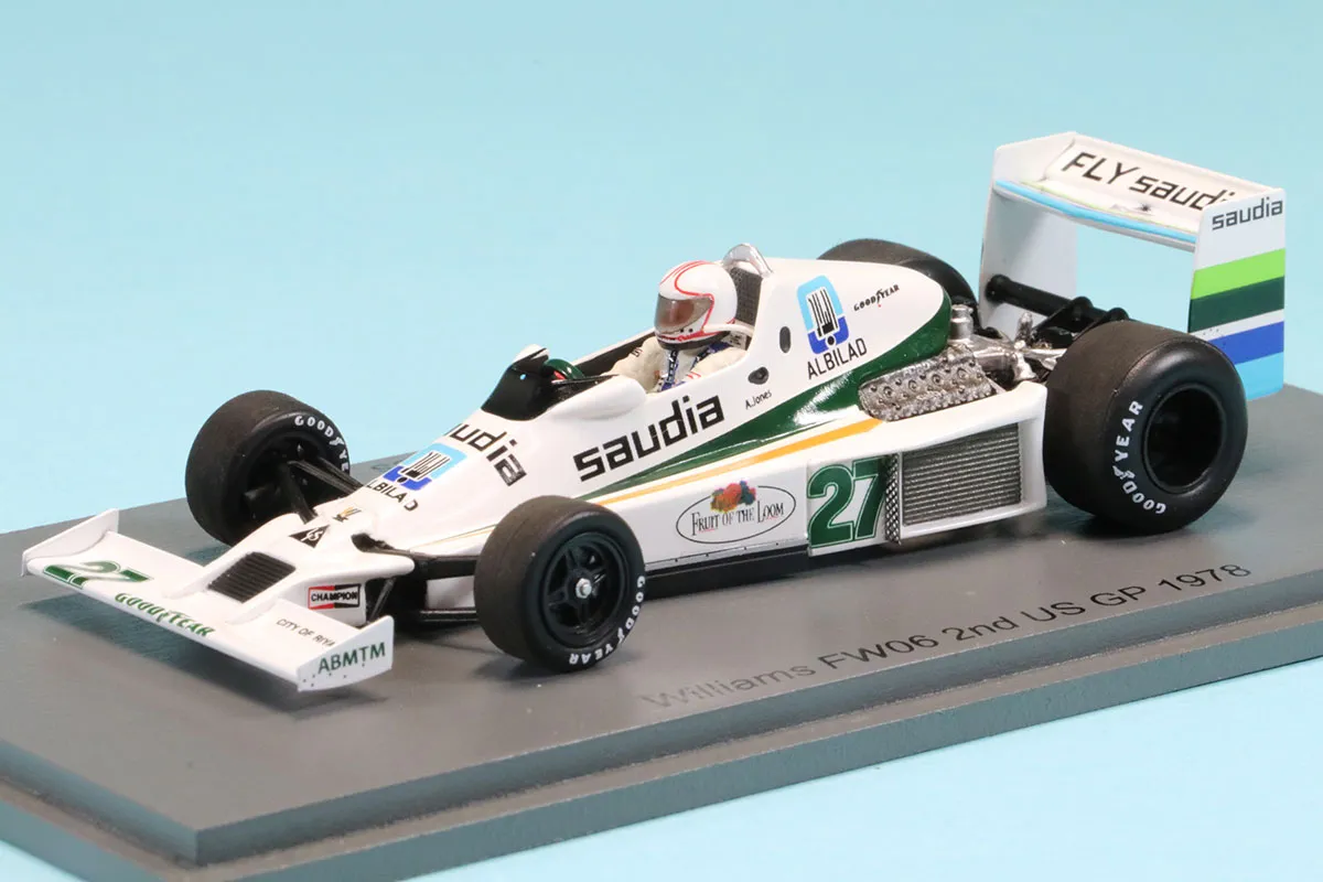 スパーク 1/43 ウィリアムズ FW06 No.27 アメリカGP 1978 2th アラン